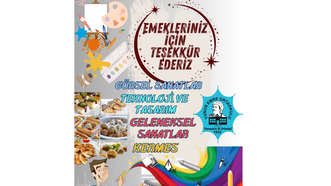 Yılsonu Sergi ve Kermesimizde Emeği Geçen Herkese Teşekkür Ederiz...